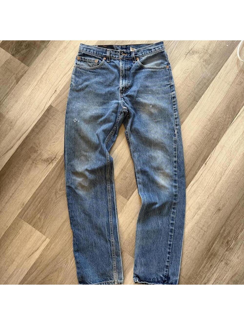 Vintage 90s Levi's 505 blue jeans Size 32" #denim #straightleg